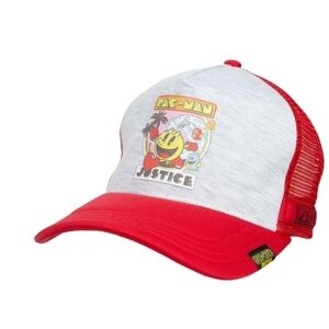 Copy Pac-Man Justice Retro Video Game Trucker Cap Adjustable One Size Gamer Hat
